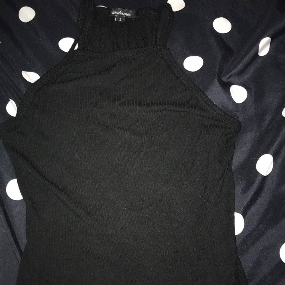 Black crop top